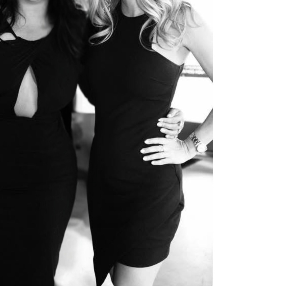 Elizabeth and James black mini dress